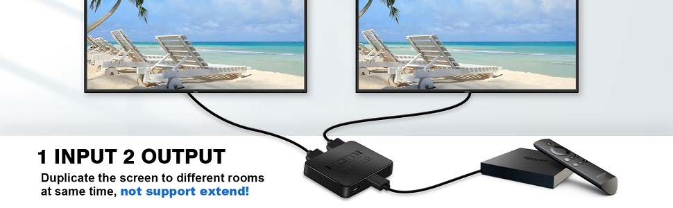 avedio links HDMI Splitter 1 in 2 Out