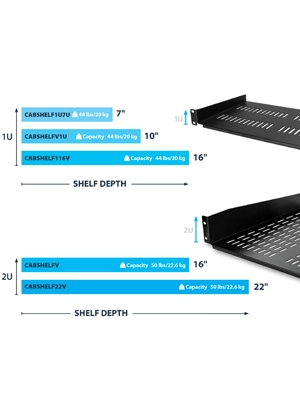 server rack shelf